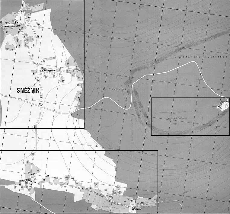 Uebersichtskarte Schneeberg
